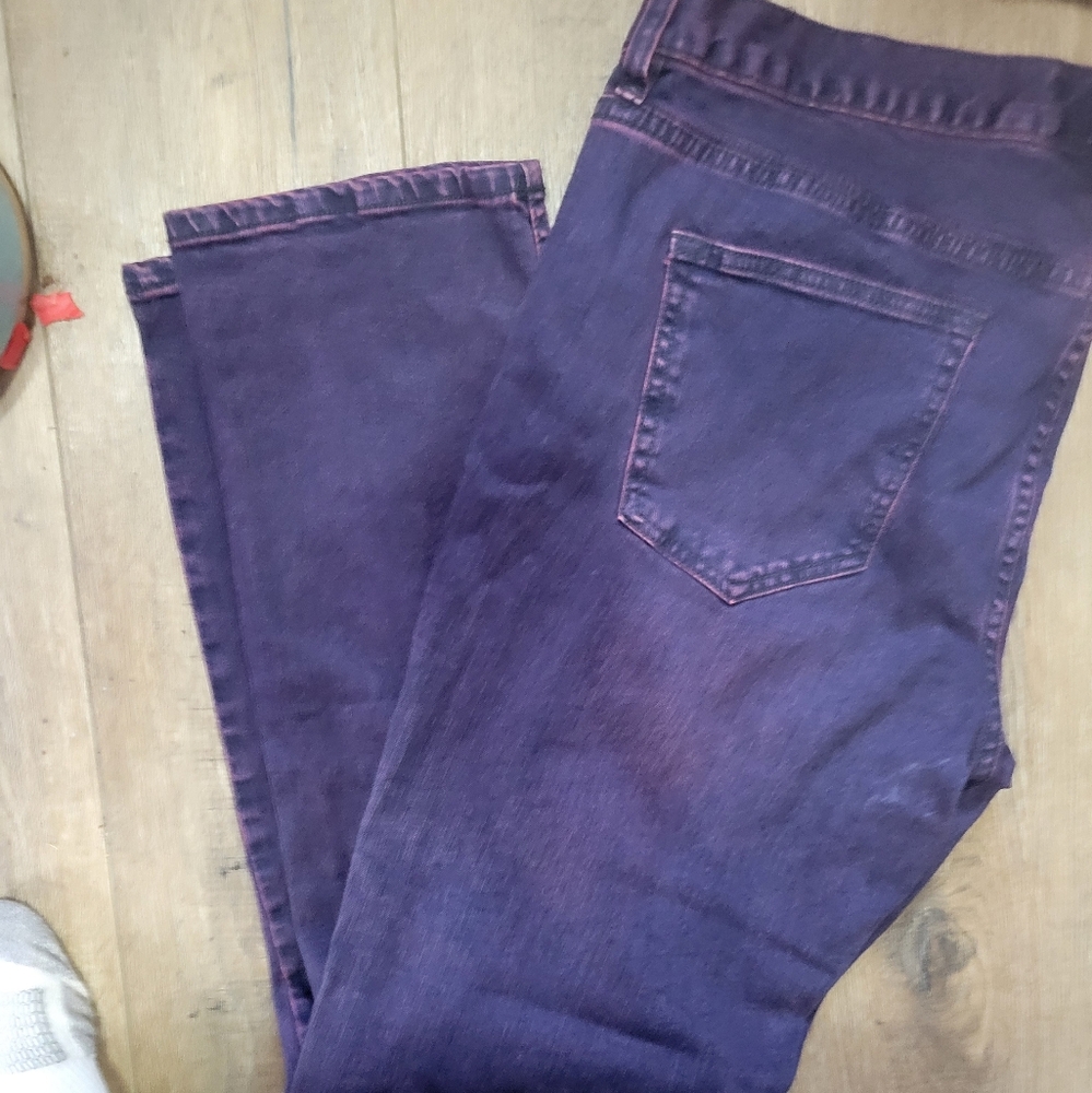 XXX Rude Purple Men's Skinny Jeans.